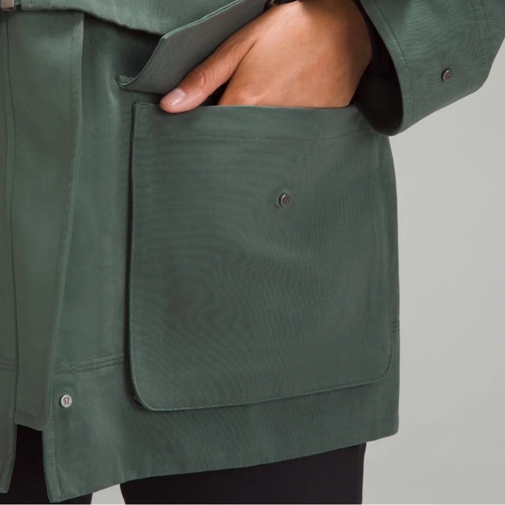 NWT Lululemon Glyde 2-in-1 Adaptable Jacket in Dark Forest Size XS - Picture 5 of 16